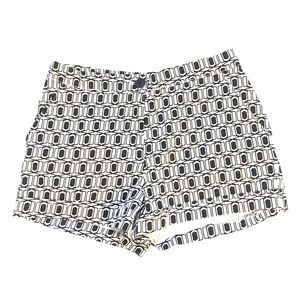 Stoosh Brand Black and White Print Shorts Sz 5